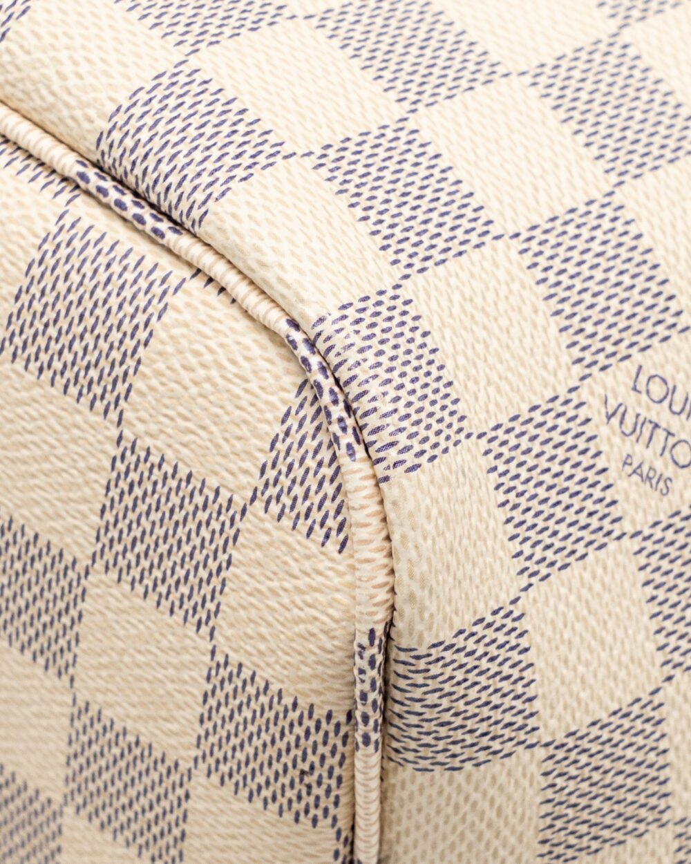 AAA Replica Louis Vuitton LV NEVERFULL MM DAMIER AZUR CANVAS GHW