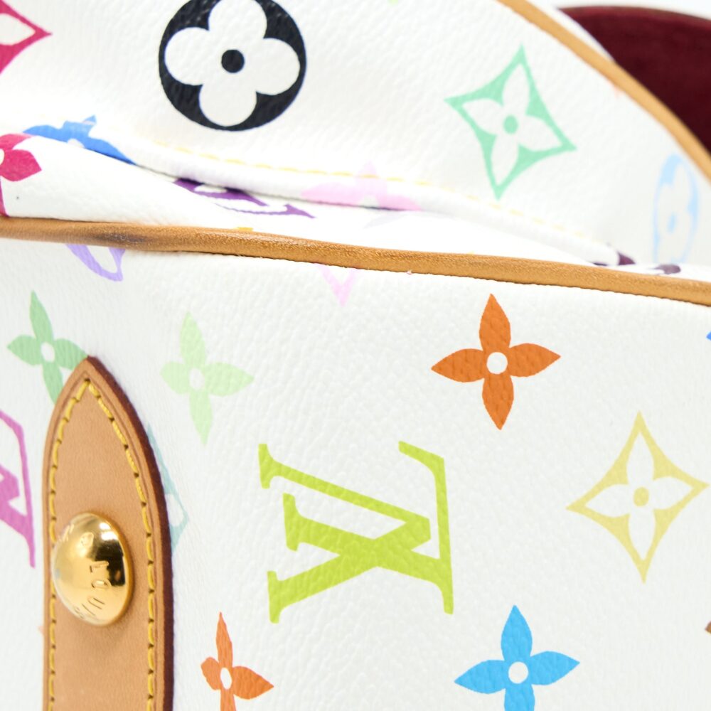 AAA Replica Louis Vuitton LV RITA BAG WHITE MONOGRAM MULTICOLOUR CANVAS GHW