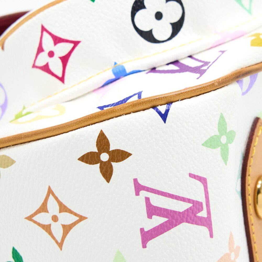 AAA Replica Louis Vuitton LV RITA BAG WHITE MONOGRAM MULTICOLOUR CANVAS GHW