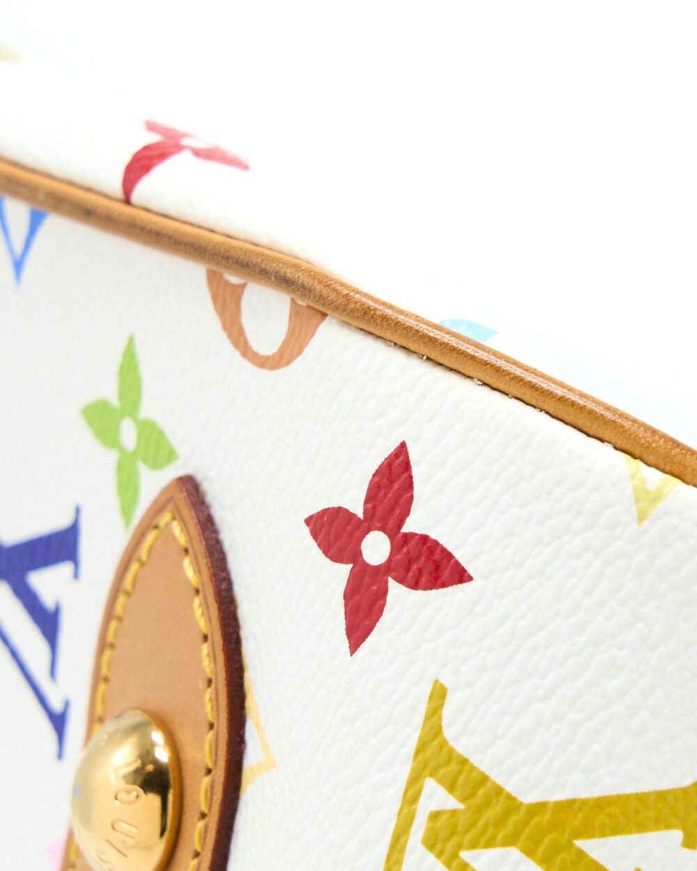 AAA Replica Louis Vuitton LV RITA BAG WHITE MONOGRAM MULTICOLOUR CANVAS GHW