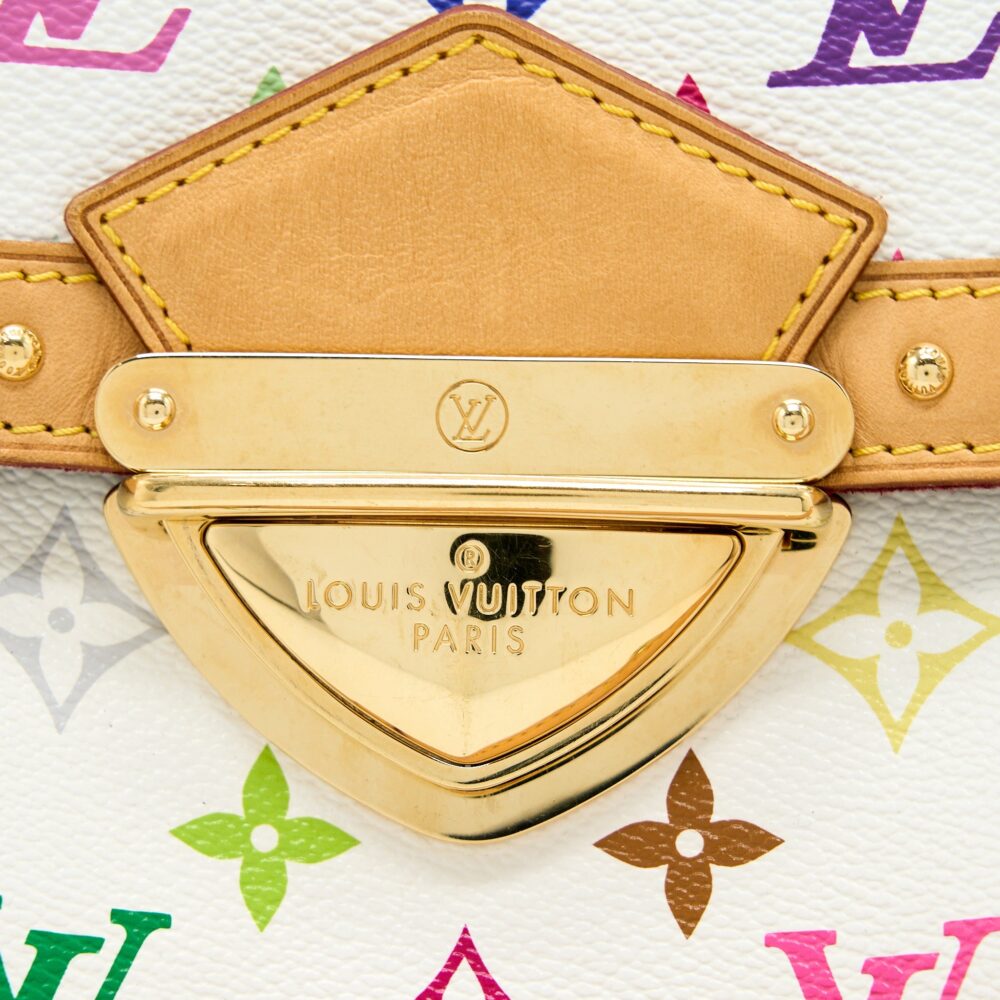 AAA Replica Louis Vuitton LV RITA BAG WHITE MONOGRAM MULTICOLOUR CANVAS GHW