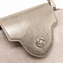 AAA Replica Louis Vuitton LV CAPUCINES BB LEATHER METALLIC SILVER SHW