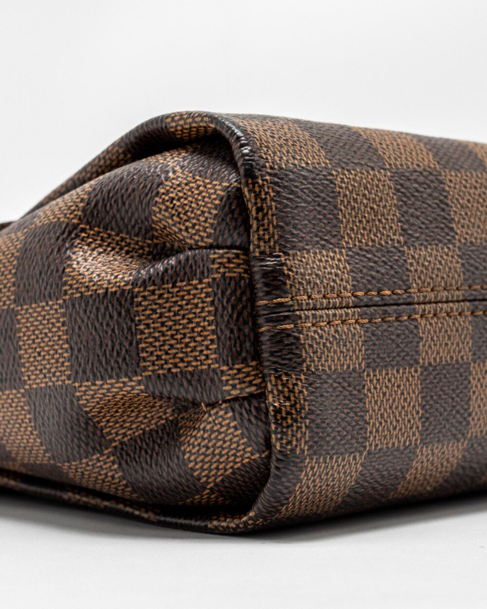 AAA Replica Louis Vuitton LV CROISETTE DAMIER EBENE GHW