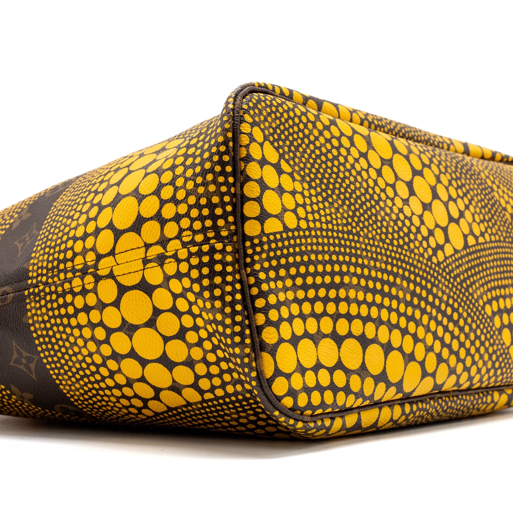 AAA Replica Louis Vuitton LV X YAYOI KUSAM NEVERFULL MM MONOGRAM CANVAS / YELLOW GHW