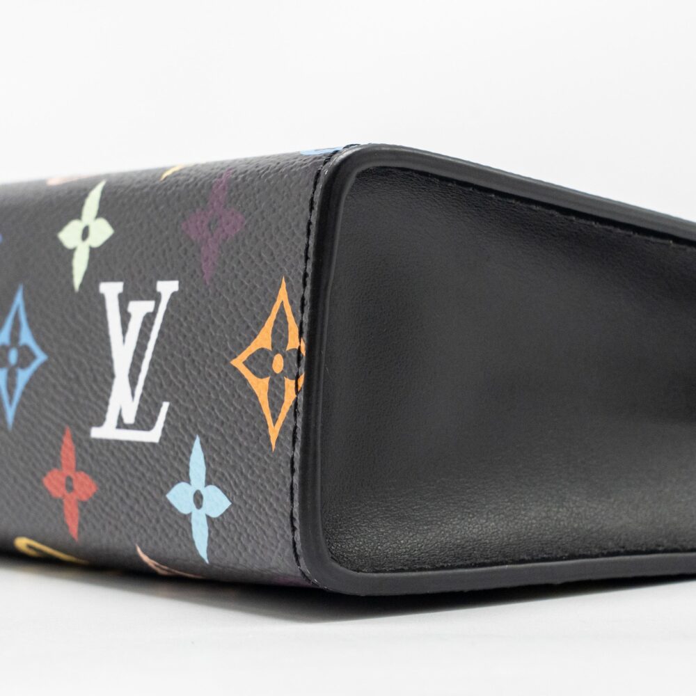 AAA Replica Louis Vuitton LV X TAKASHI MURAKAMI TOILETRY POUCH MONOGRAM CANVAS/LEATHER BLACK/MULTICOLOUR SHW