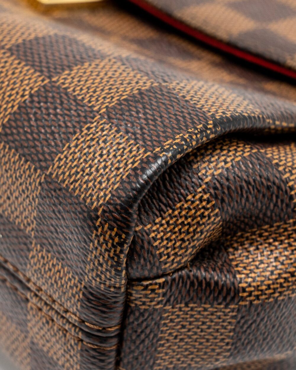 AAA Replica Louis Vuitton LV CROISETTE DAMIER EBENE GHW