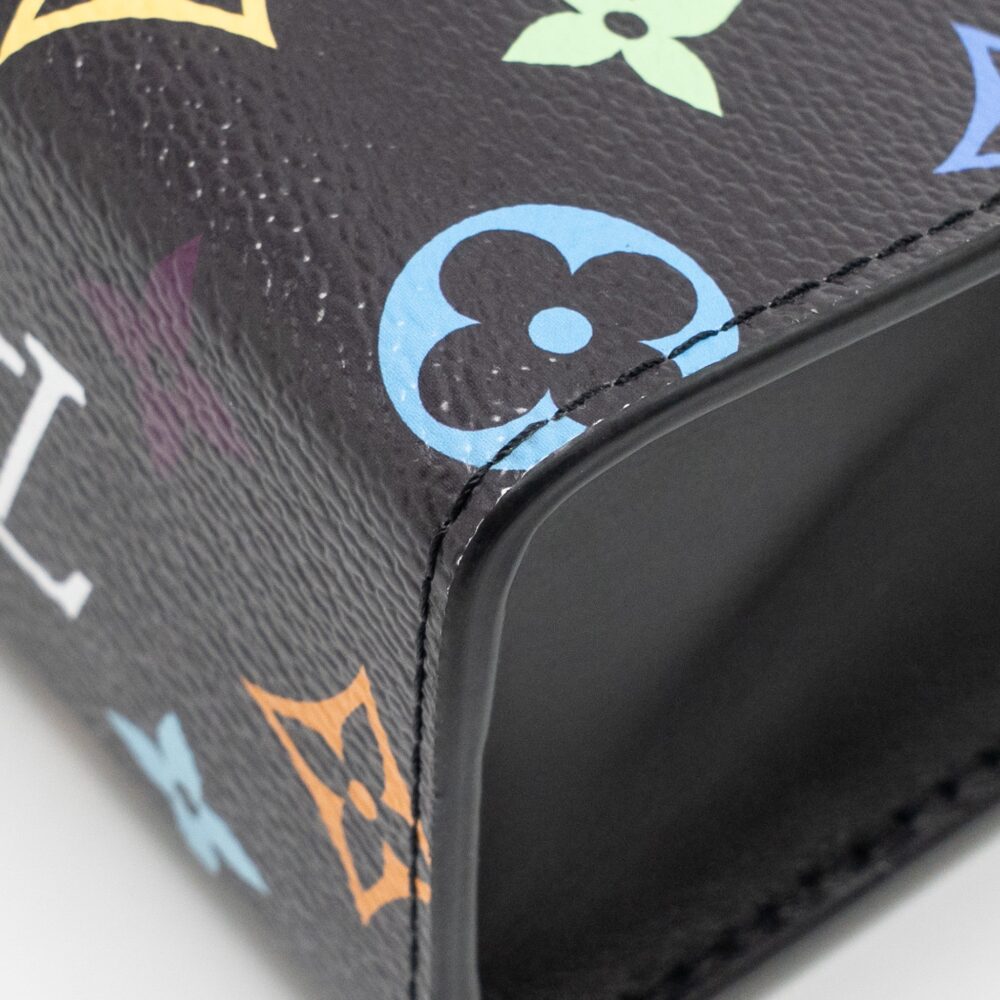 AAA Replica Louis Vuitton LV X TAKASHI MURAKAMI TOILETRY POUCH MONOGRAM CANVAS/LEATHER BLACK/MULTICOLOUR SHW