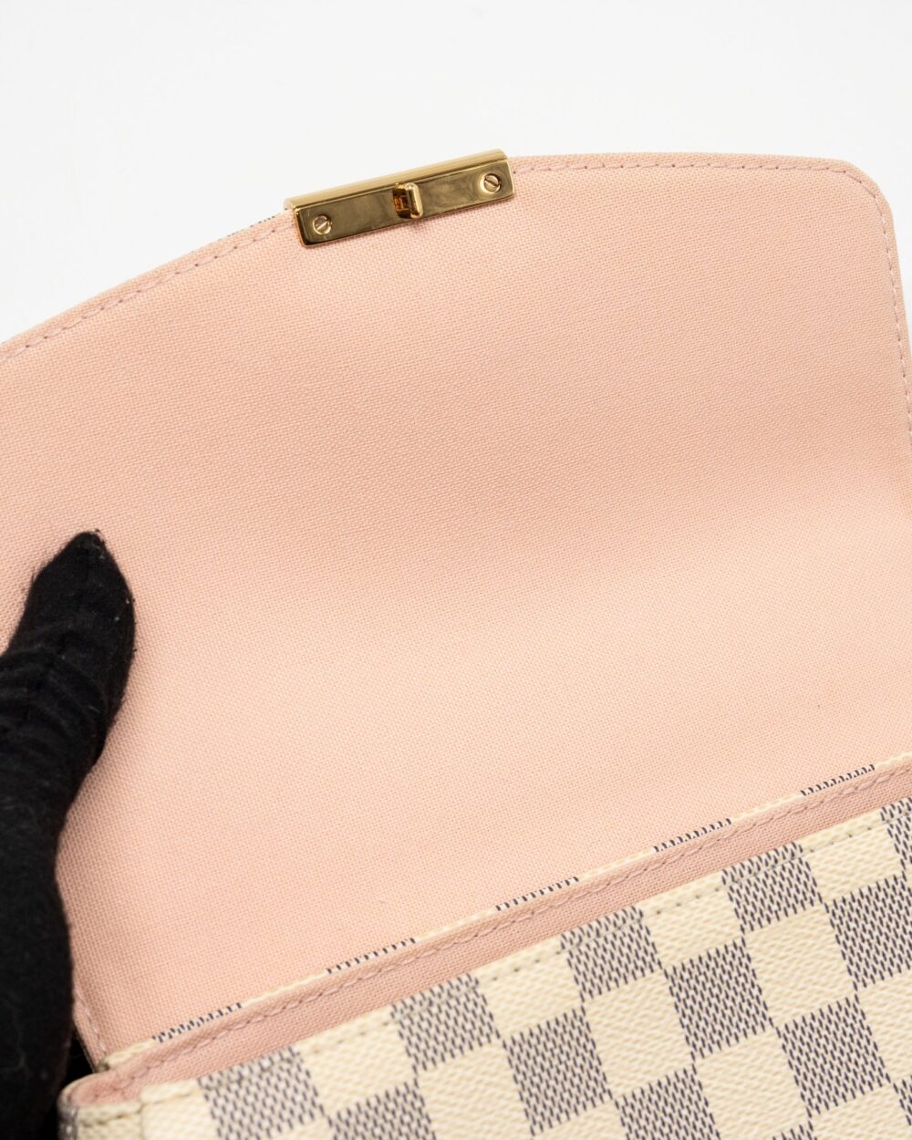 AAA Replica Louis Vuitton LV CROISETTE DAMIER AZUR CANVAS GHW