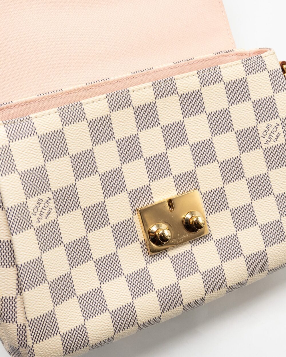AAA Replica Louis Vuitton LV CROISETTE DAMIER AZUR CANVAS GHW