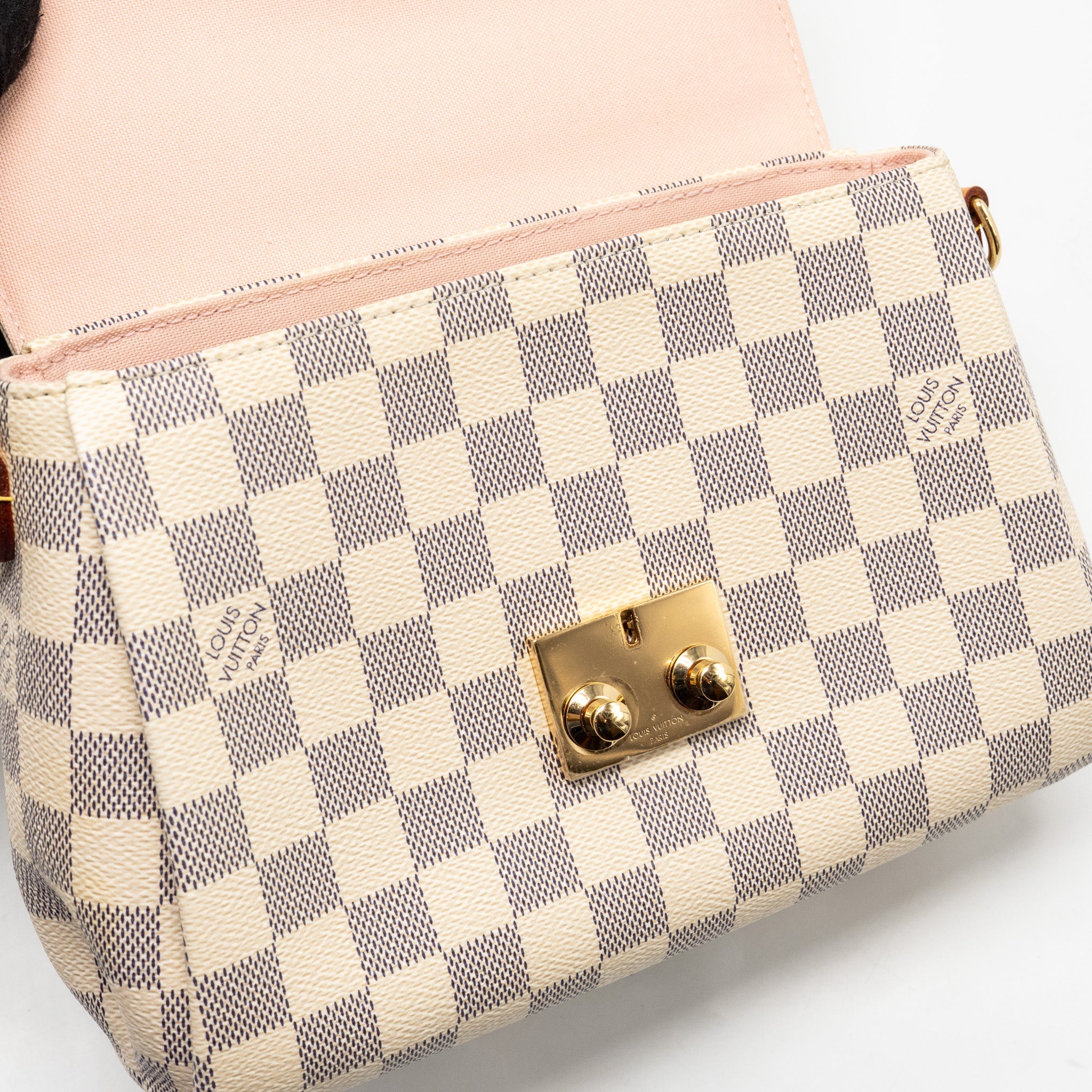 AAA Replica Louis Vuitton LV CROISETTE DAMIER AZUR CANVAS GHW