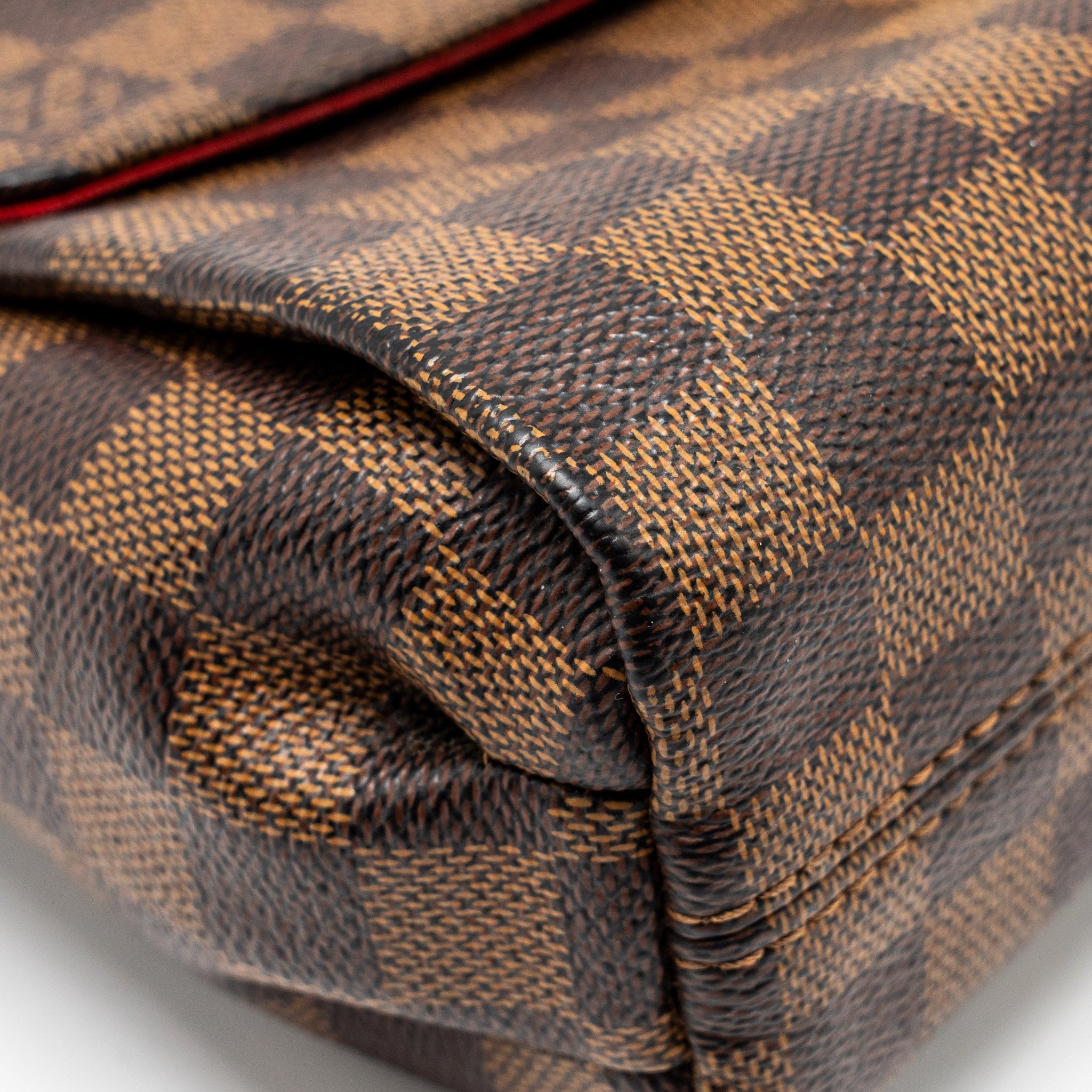 AAA Replica Louis Vuitton LV CROISETTE DAMIER EBENE GHW