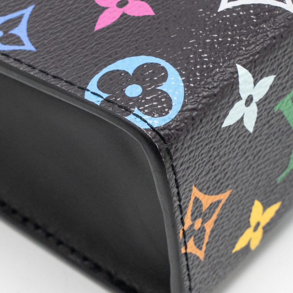 AAA Replica Louis Vuitton LV X TAKASHI MURAKAMI TOILETRY POUCH MONOGRAM CANVAS/LEATHER BLACK/MULTICOLOUR SHW