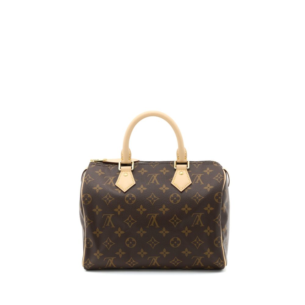 AAA Replica Louis Vuitton LV SPEEDY 25 MONOGRAM CANVAS GHW (NEW VERSION)