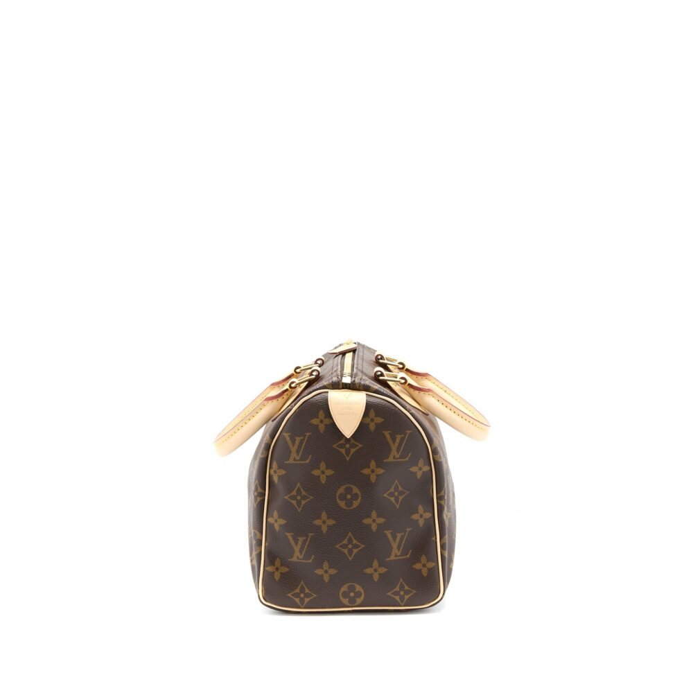 AAA Replica Louis Vuitton LV SPEEDY 25 MONOGRAM CANVAS GHW (NEW VERSION)