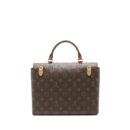 AAA Replica Louis Vuitton LV MARIGNAN TOP HANDLE MESSENGER BAG MONOGRAM CANVAS BROWN GHW
