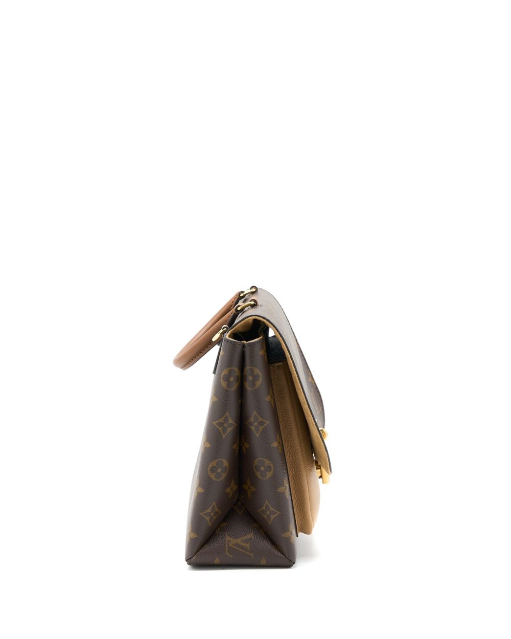AAA Replica Louis Vuitton LV MARIGNAN TOP HANDLE MESSENGER BAG MONOGRAM CANVAS BROWN GHW