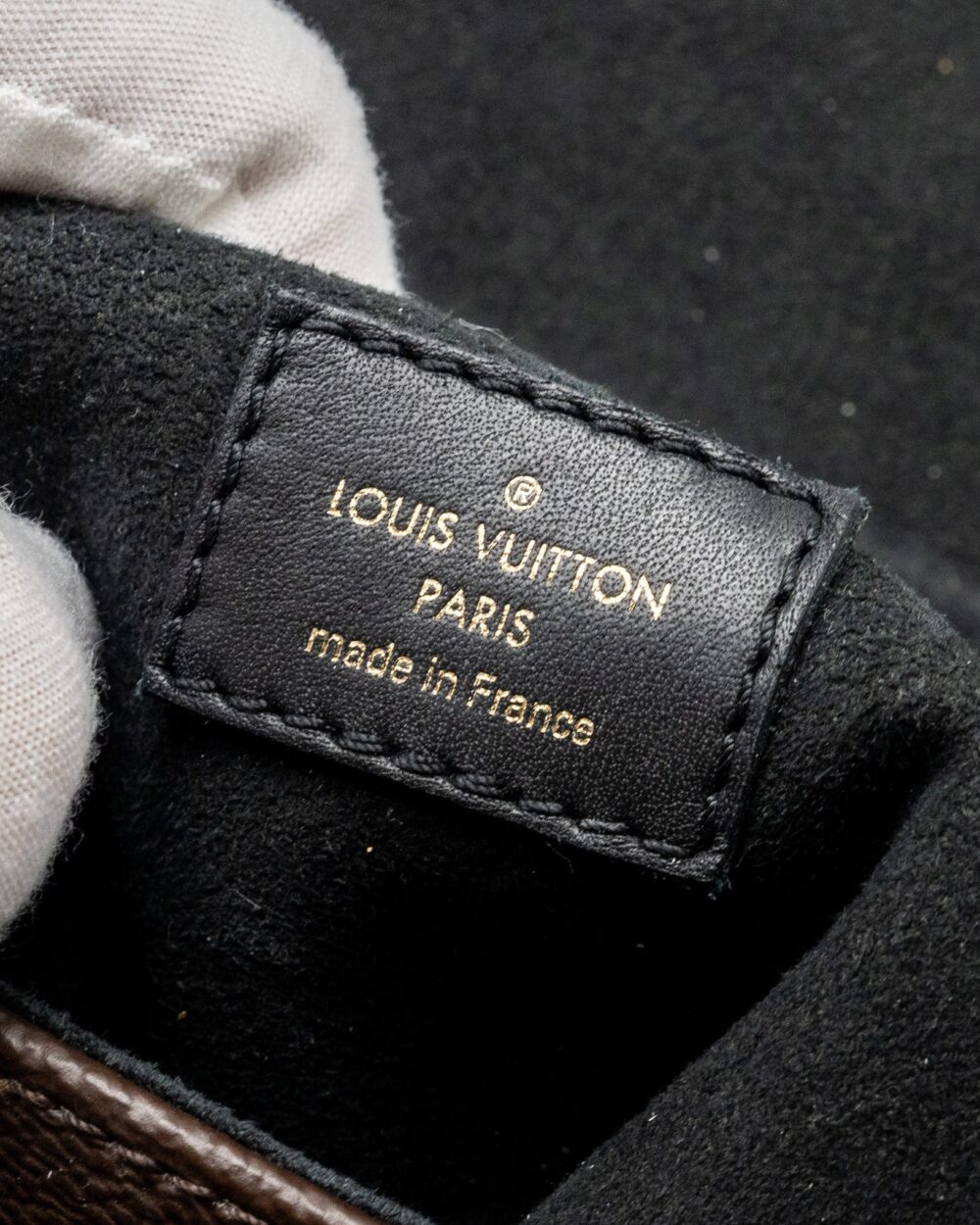 AAA Replica Louis Vuitton LV LOCKY BB MONOGRAM CANVAS/LEATHER BLACK GHW