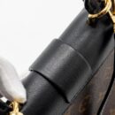 AAA Replica Louis Vuitton LV LOCKY BB MONOGRAM CANVAS/LEATHER BLACK GHW