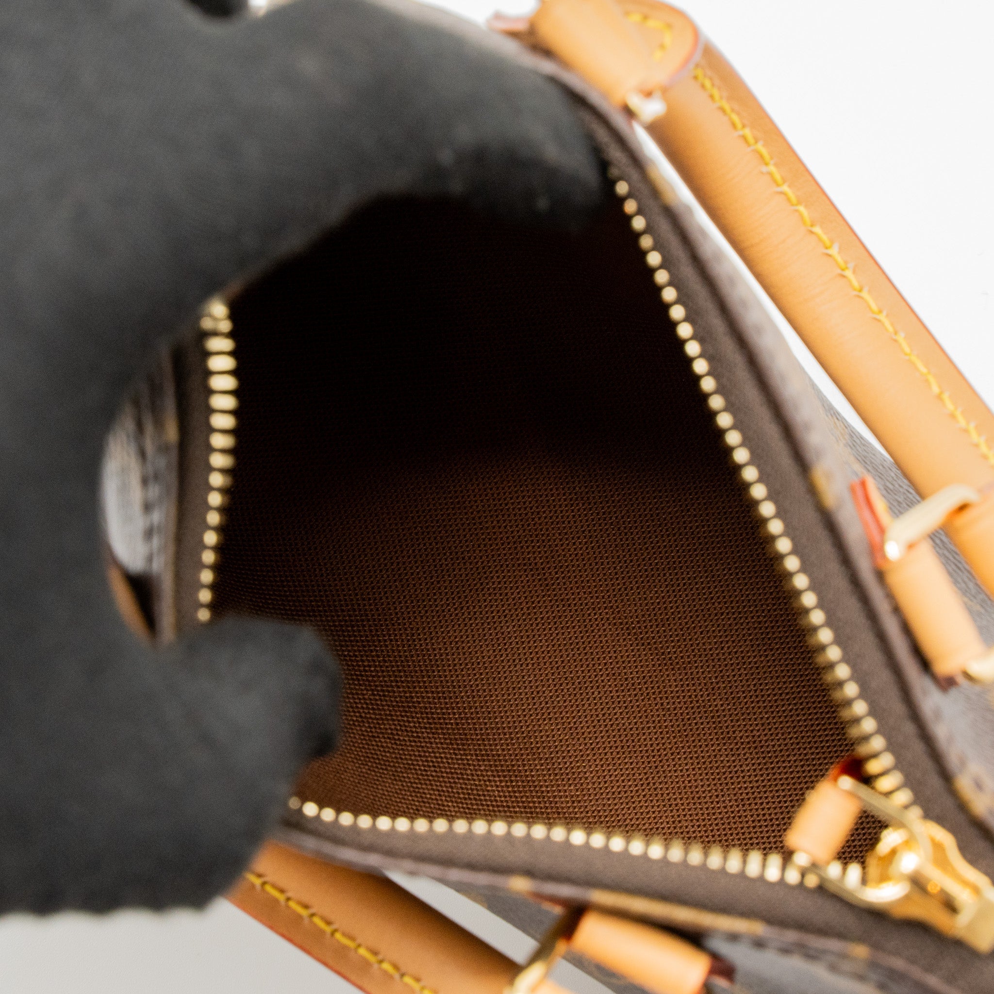 AAA Replica Louis Vuitton LV NANO SPEEDY MONOGRAM CANVAS GHW (NEW VERSION)