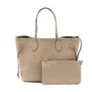 AAA Replica Louis Vuitton LV NEVERFULL MM MONOGRAM EMPREINTE TOURTERELLE GHW (NEW VERSION)