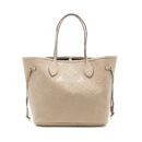 AAA Replica Louis Vuitton LV NEVERFULL MM MONOGRAM EMPREINTE TOURTERELLE GHW (NEW VERSION)