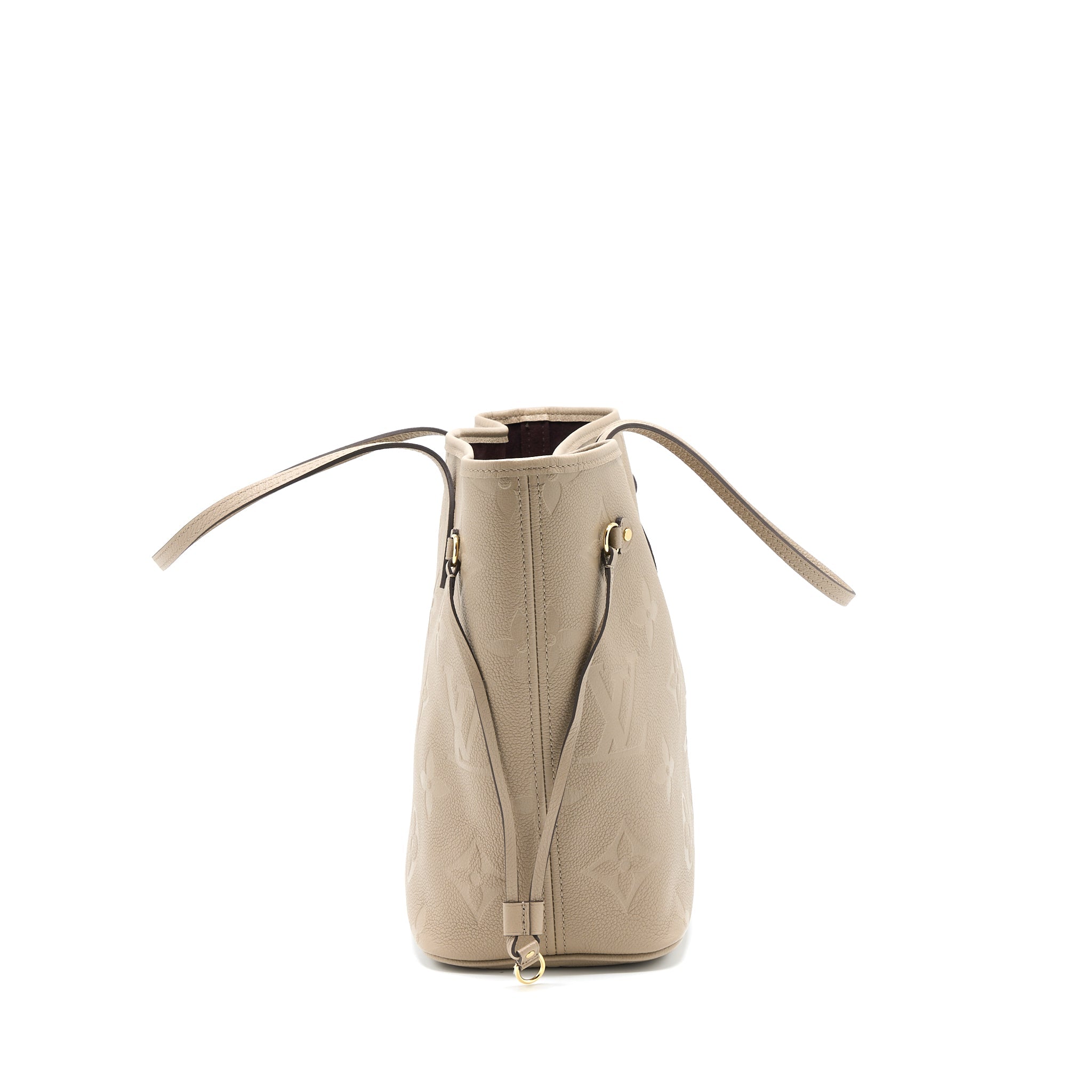 AAA Replica Louis Vuitton LV NEVERFULL MM MONOGRAM EMPREINTE TOURTERELLE GHW (NEW VERSION)