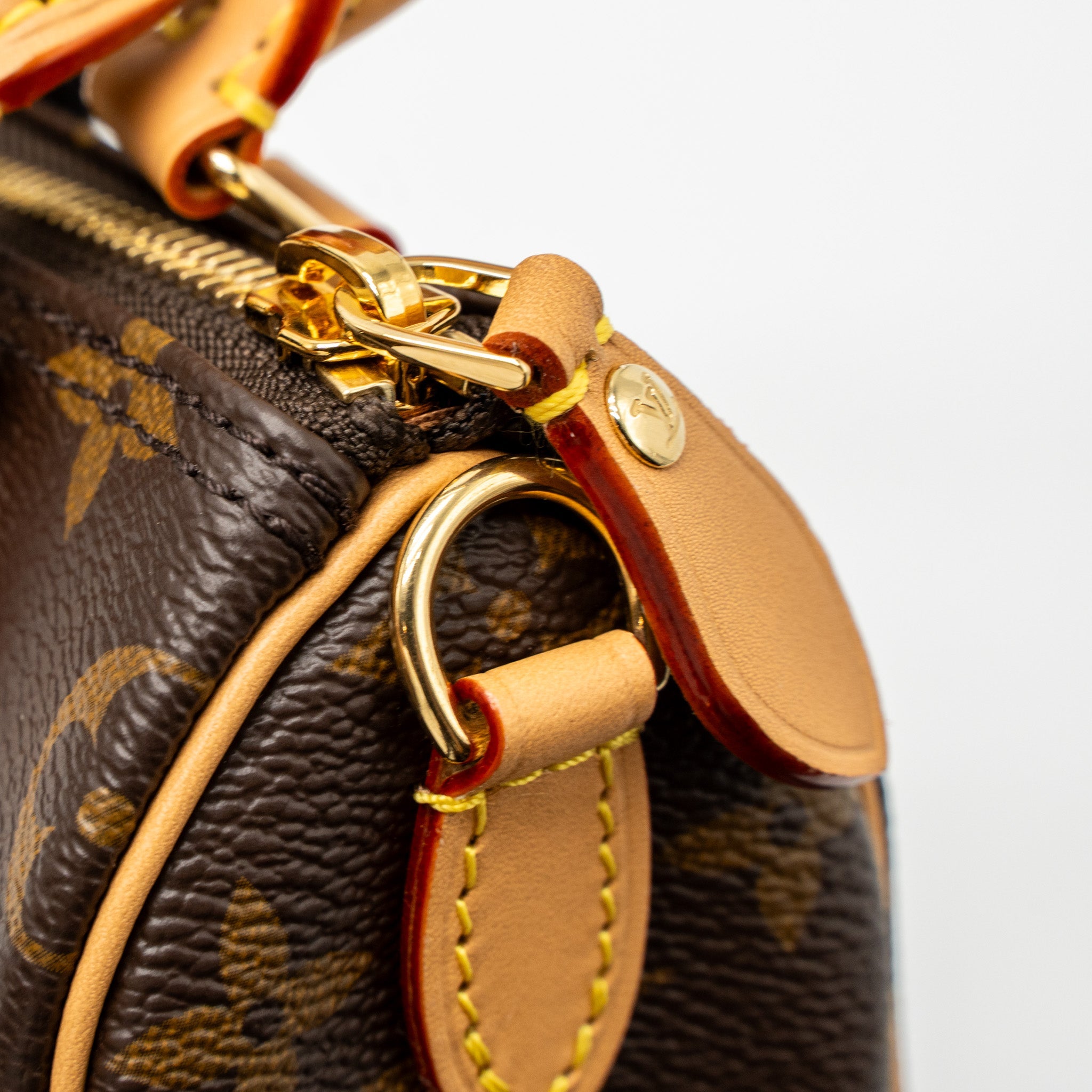 AAA Replica Louis Vuitton LV NANO SPEEDY MONOGRAM CANVAS GHW (NEW VERSION)