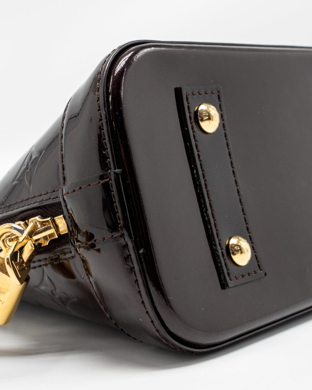 AAA Replica Louis Vuitton LV ALMA BB PATENT AMATANTE GHW