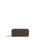 AAA Replica Louis Vuitton LV CLEMENCE LONG WALLET MONOGRAM CANVAS FUCHSIA