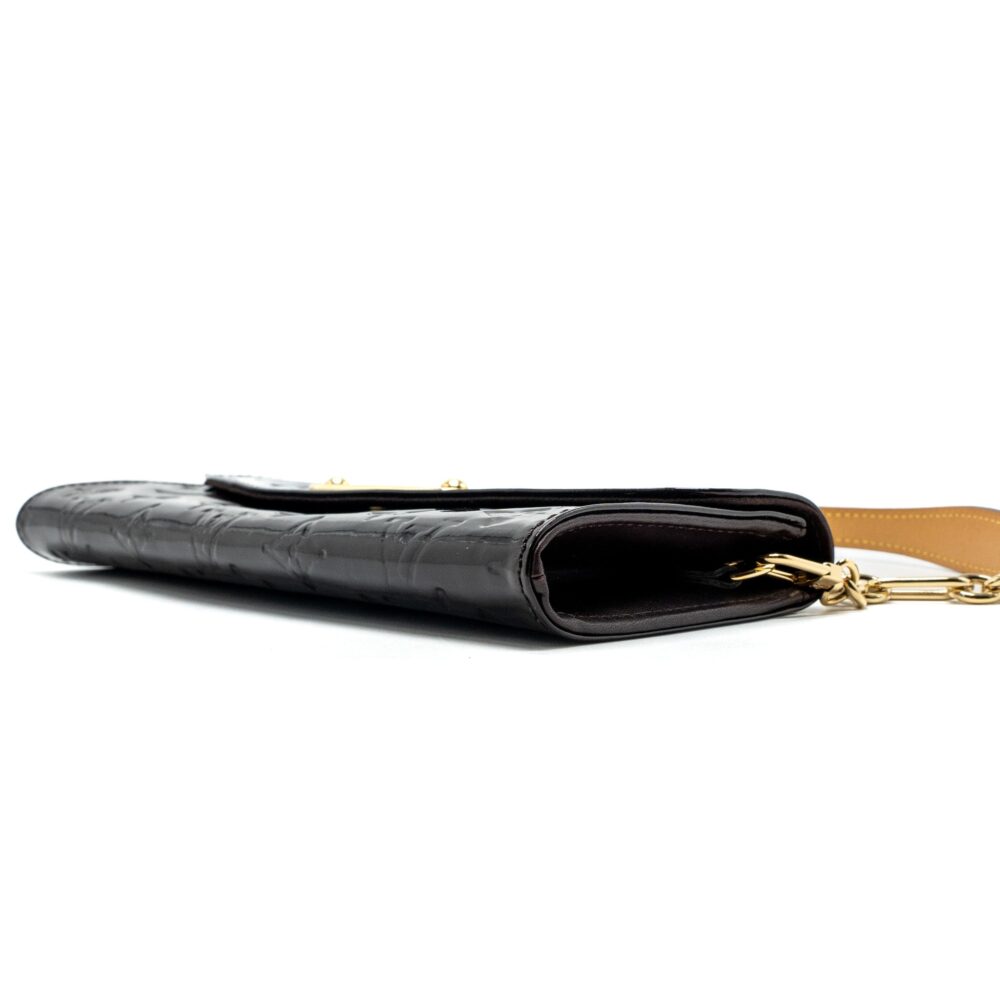 AAA Replica Louis Vuitton LV VINTAGE SUNSET BOULEVARD CLUTCH MONOGRAM/PATENT RED GHW