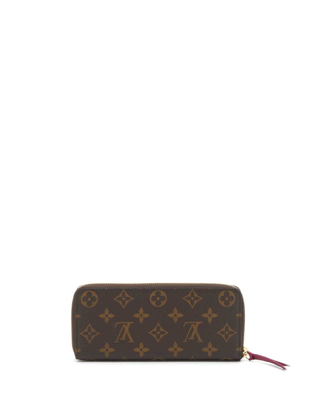 AAA Replica Louis Vuitton LV CLEMENCE LONG WALLET MONOGRAM CANVAS FUCHSIA