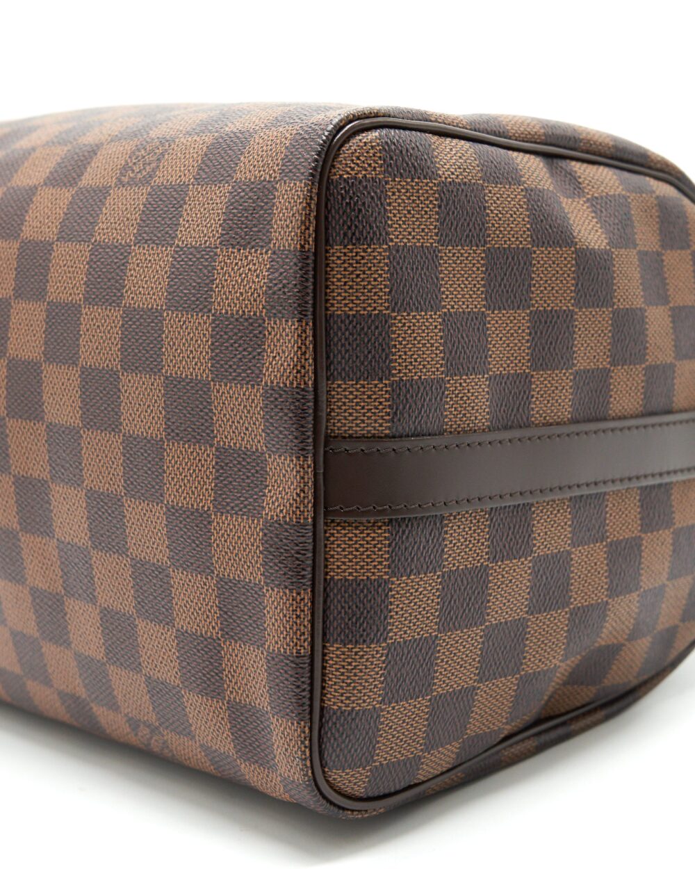 AAA Replica Louis Vuitton LV SPEEDY 30 DAMIER EBENE CANVAS HANDBAG BROWN