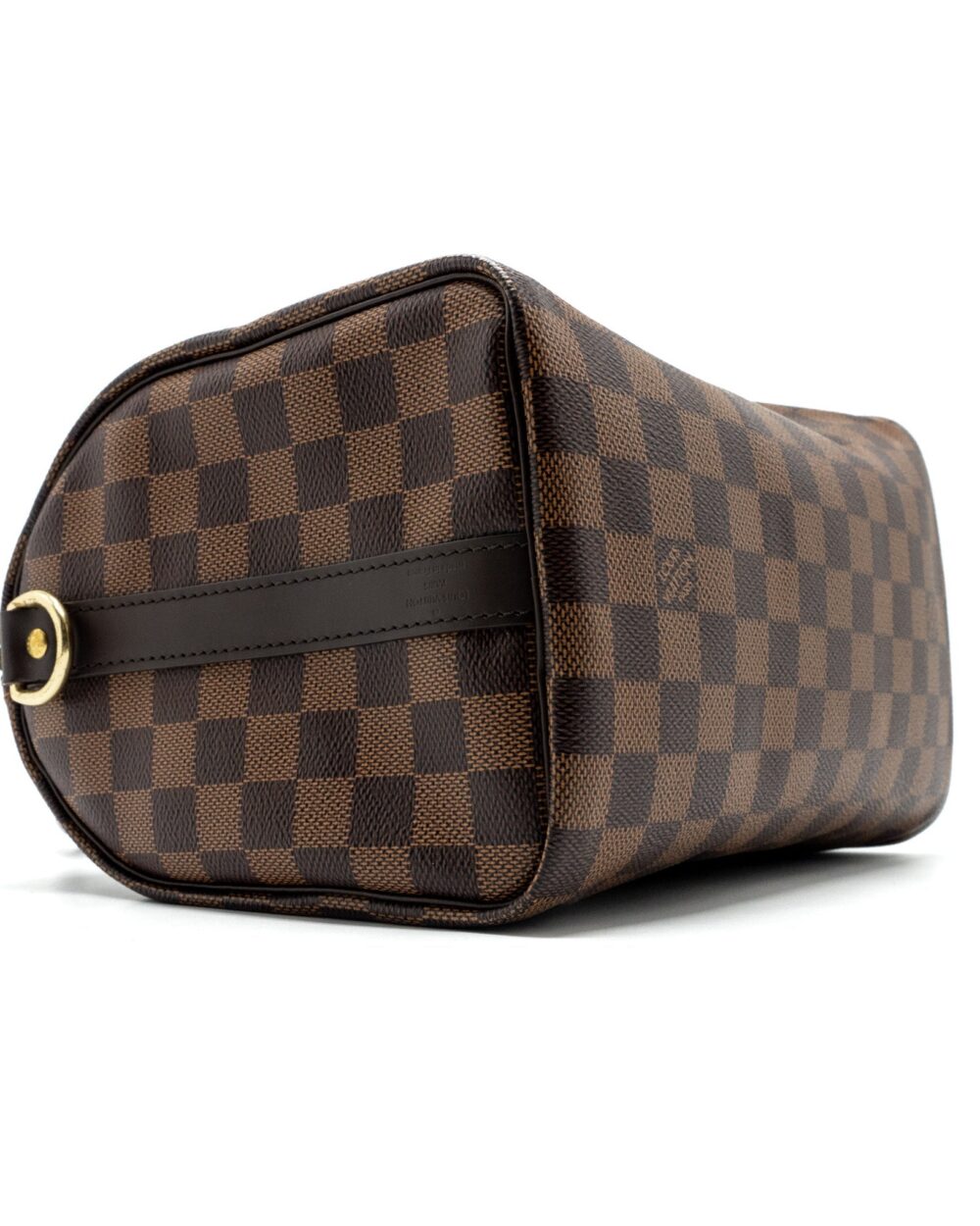 AAA Replica Louis Vuitton LV SPEEDY BANDOULIERE 25 DAMIER EBENE CANVAS GHW (NEW VERSION)