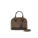 AAA Replica Louis Vuitton LV ALMA BB DAMIEN EBENE