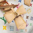 AAA Replica Louis Vuitton LV LV X TM SPEEDY BANDOULIÈRE 25 MONOGRAM CANVAS WHITE/ MULTICOLOUR GHW