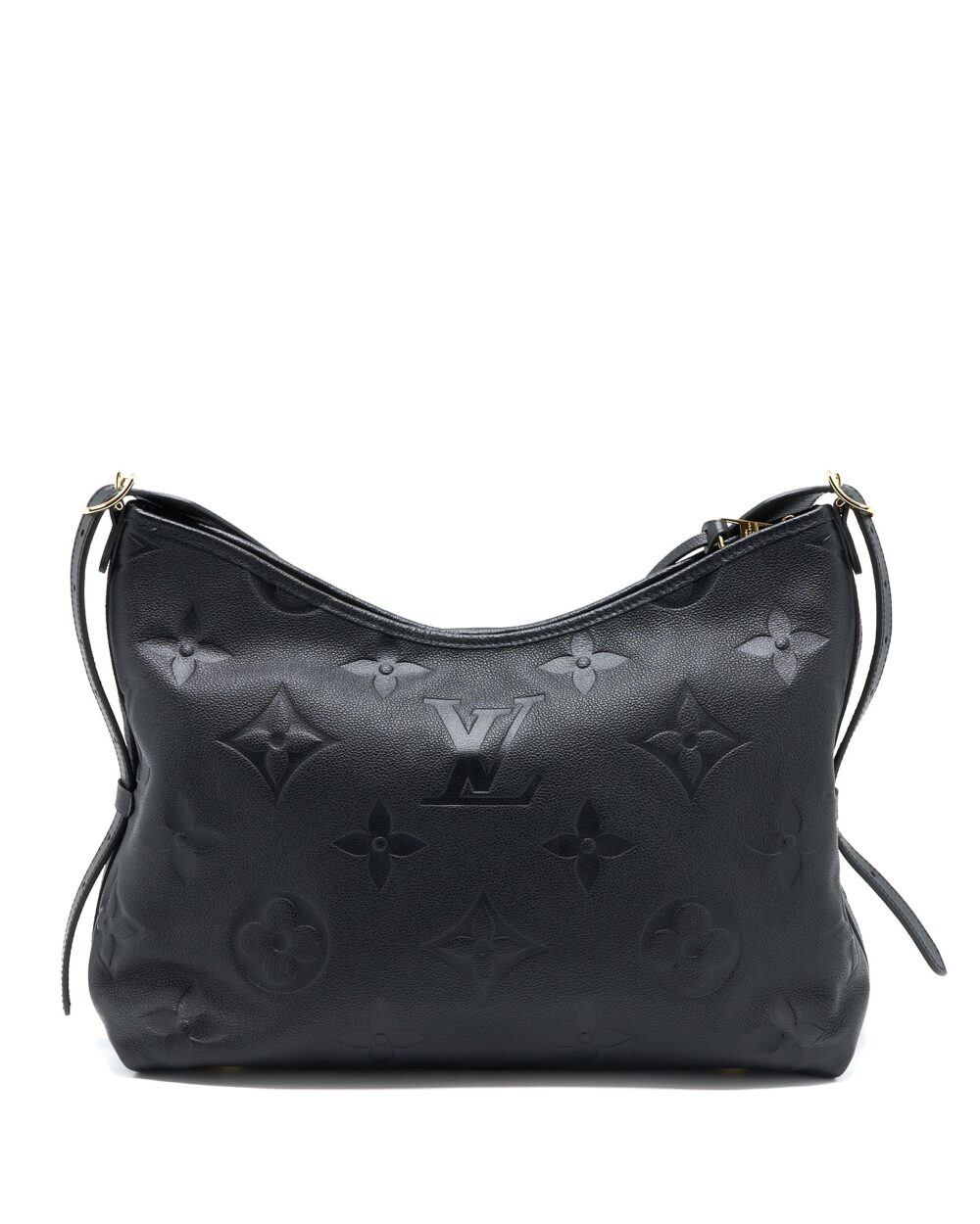 AAA Replica Louis Vuitton LV CARRYALL MM EMPREINTE BLACK GHW (NEW VERSION)