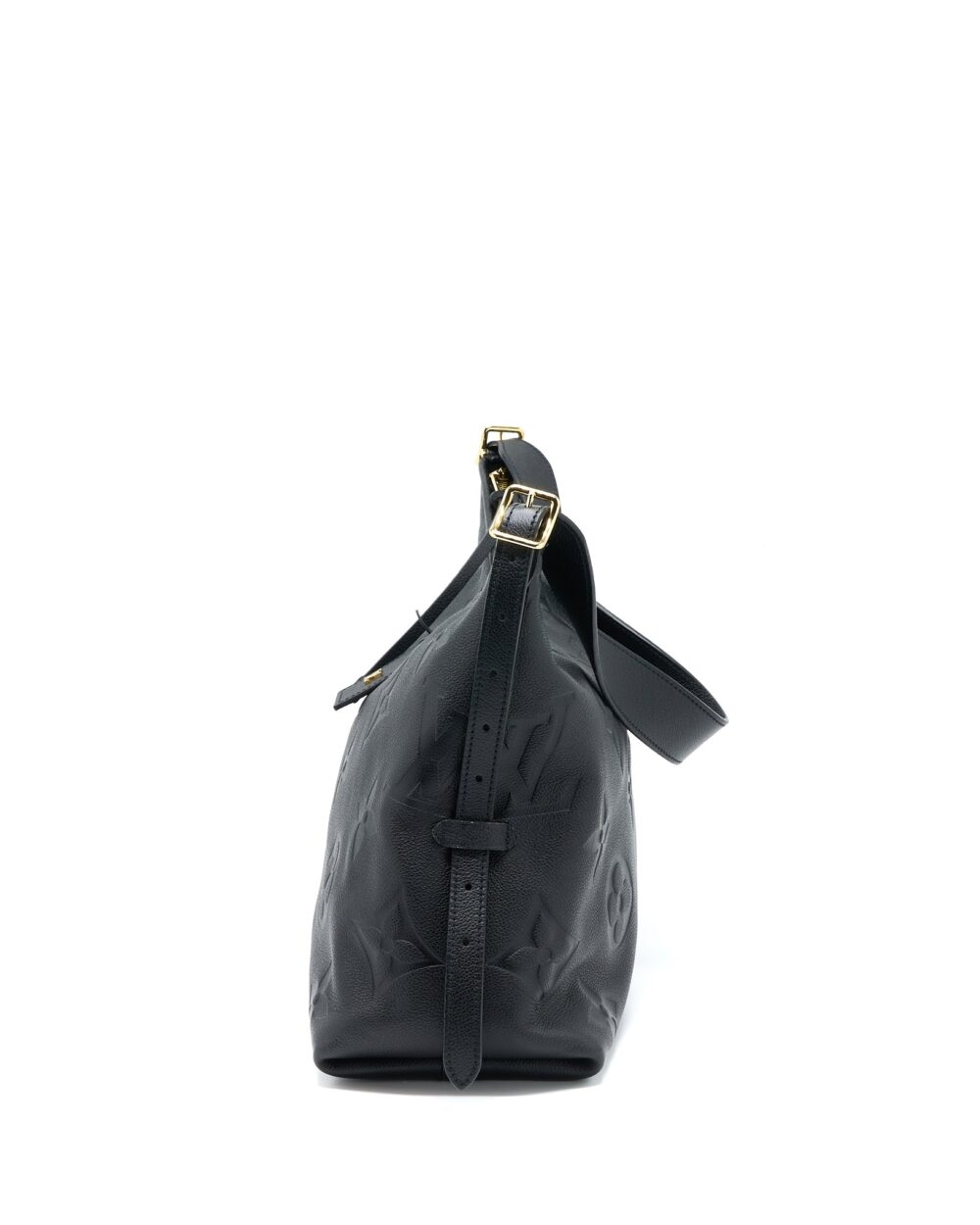AAA Replica Louis Vuitton LV CARRYALL MM EMPREINTE BLACK GHW (NEW VERSION)