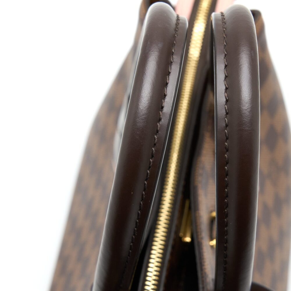 AAA Replica Louis Vuitton LV NORMANDY TOTE BAG DAMIER EBENE CANVAS MAGNOLIA GHW