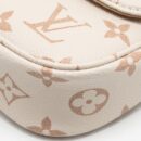 AAA Replica Louis Vuitton LV IVY WALLET ON CHAIN MONOGRAM CANVAS BEIGE/ CREAM GHW
