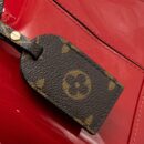 AAA Replica Louis Vuitton LV ALMA BB LIMITED EDITION VERNI MIROIR PATENT RED/MONOGRAM CANVAS GHW