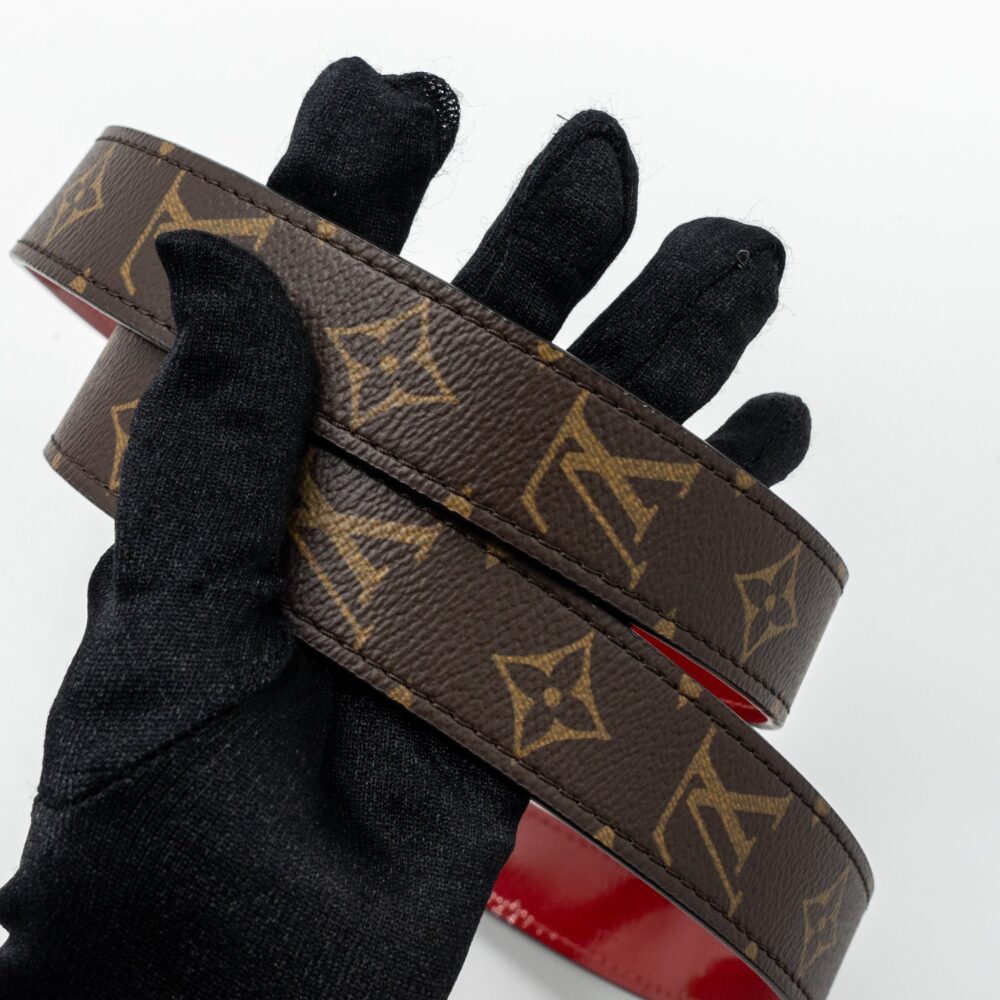 AAA Replica Louis Vuitton LV ALMA BB LIMITED EDITION VERNI MIROIR PATENT RED/MONOGRAM CANVAS GHW
