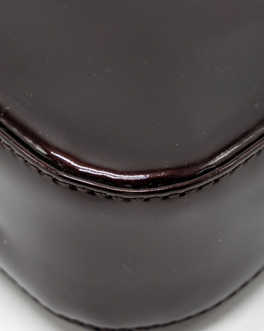 AAA Replica Louis Vuitton LV SOBE CLUTCH PATENT LEATHER DARK PURPLE GHW