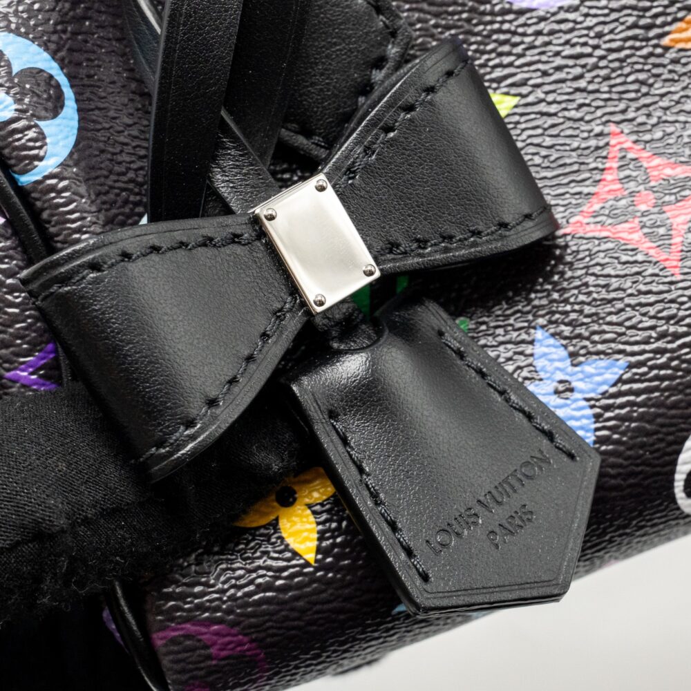 AAA Replica Louis Vuitton LV X TAKASHI MURAKAMI NANO SPEEDY MULTICOLOURED MONOGRAM CANVAS BLACK SHW