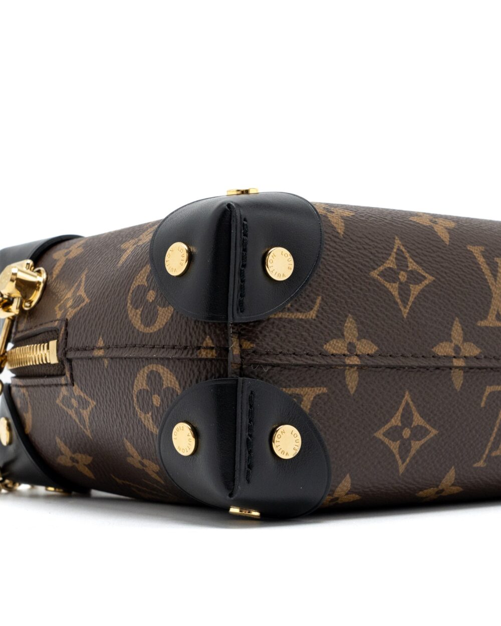 AAA Replica Louis Vuitton LV PETITE MALLE SOUPLE MONOGRAM CANVAS BLACK GHW (NEW VERSION)
