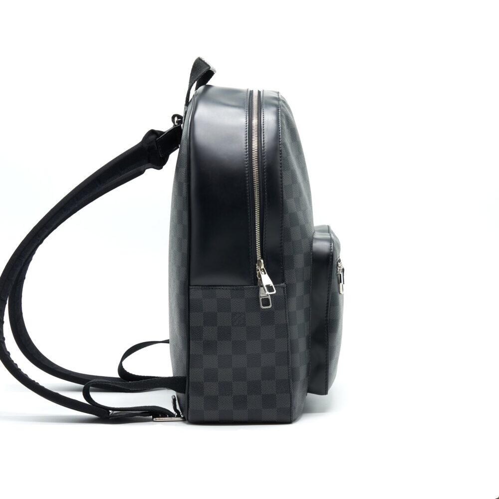 AAA Replica Louis Vuitton LV JOSH BACKPACK DAMIER GRAPHITE
