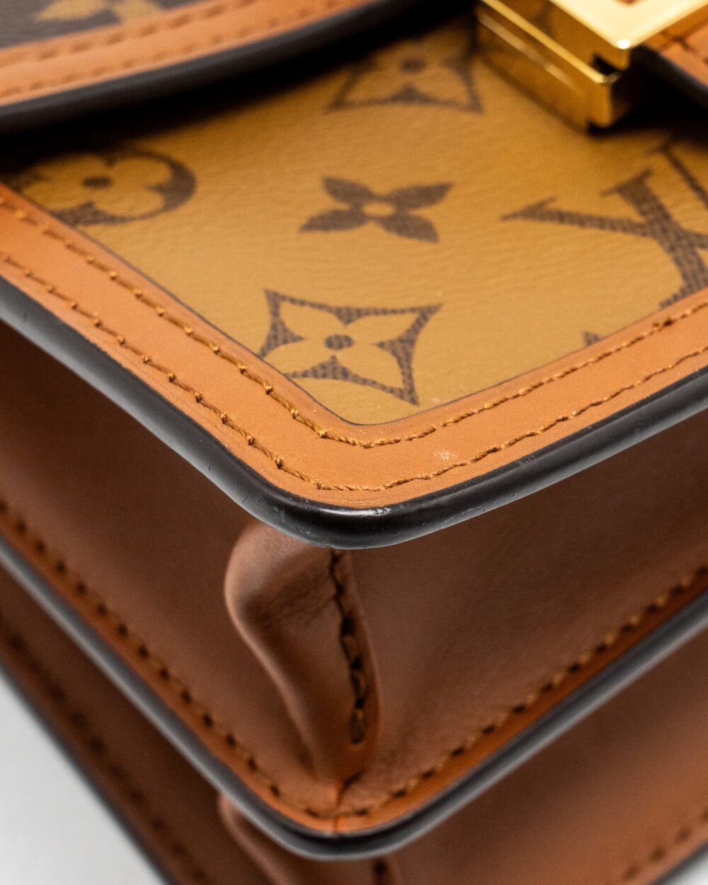 AAA Replica Louis Vuitton LV MINI DAUPHINE MONOGRAM CANVAS GHW