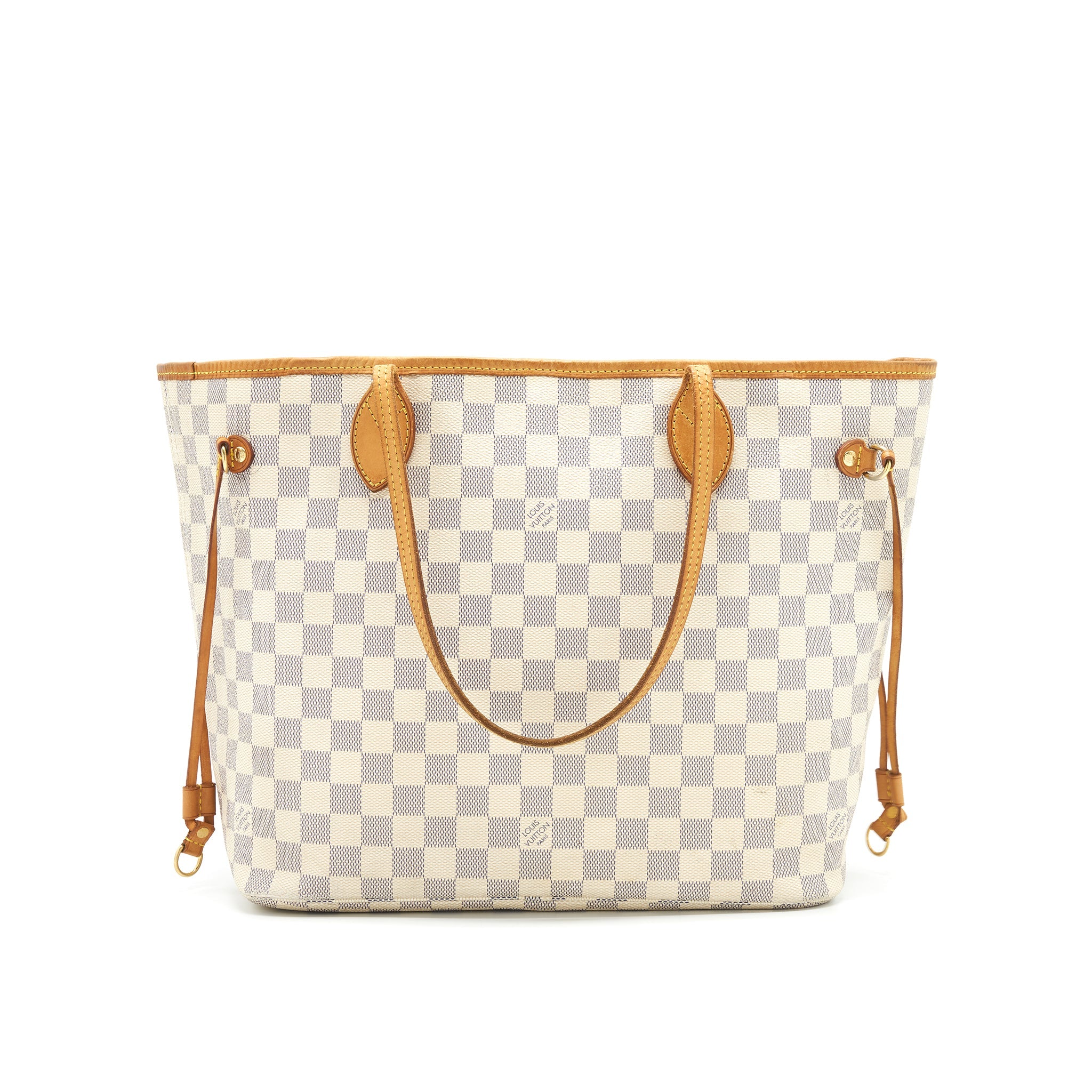 AAA Replica Louis Vuitton LV LOUIS VUITTOM NEVERFULL MM DAMIER AZUR