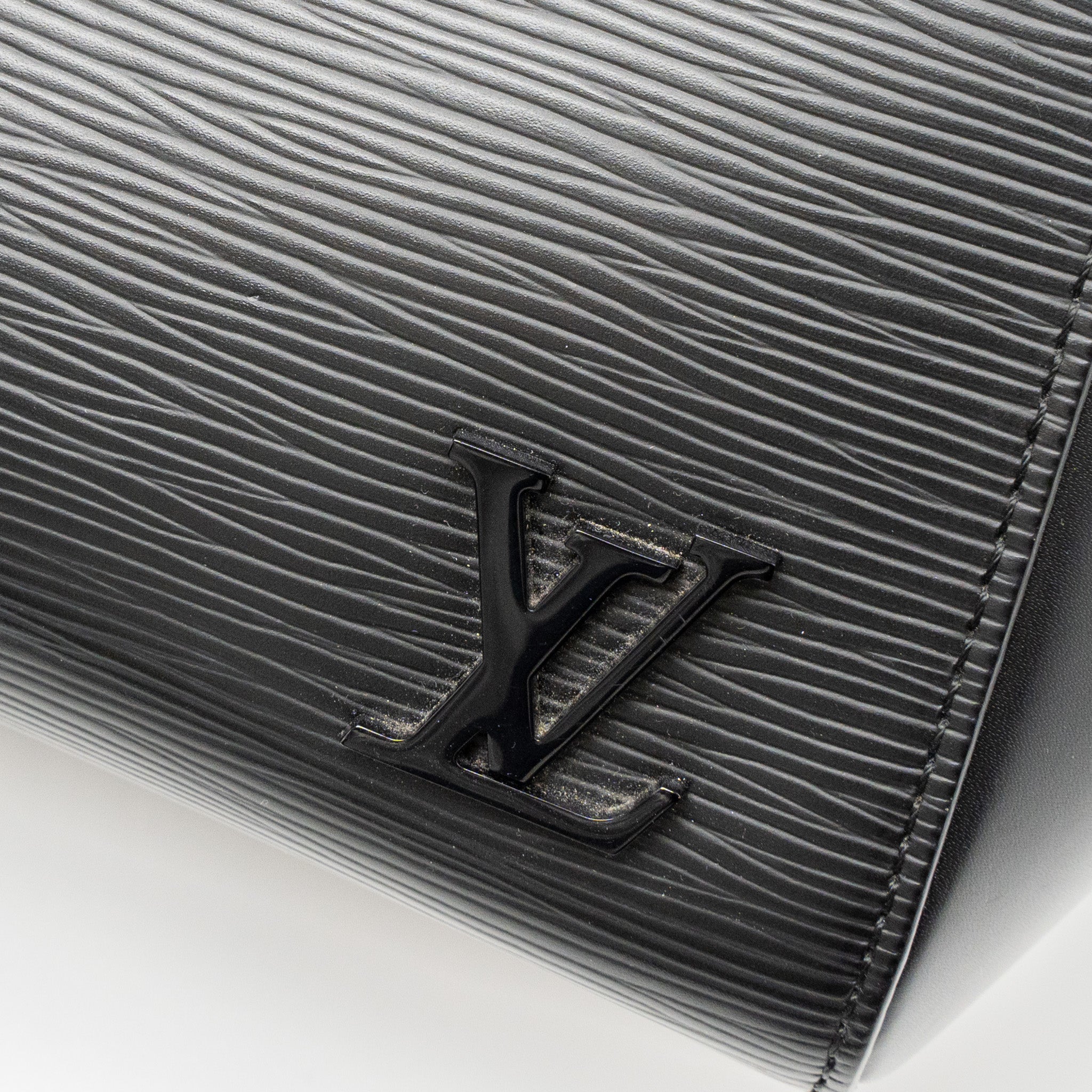 AAA Replica Louis Vuitton LV CLUNY MM EPI BLACK SHW