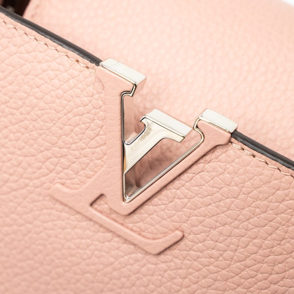 AAA Replica Louis Vuitton LV CAPUCINES BB TAURILLON CALFSKIN LIGHT PINK SHW