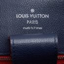 AAA Replica Louis Vuitton LV LOCKME BUCKET BAG NAVY/RED WITH AN EXTRA BAG CHARM SHW